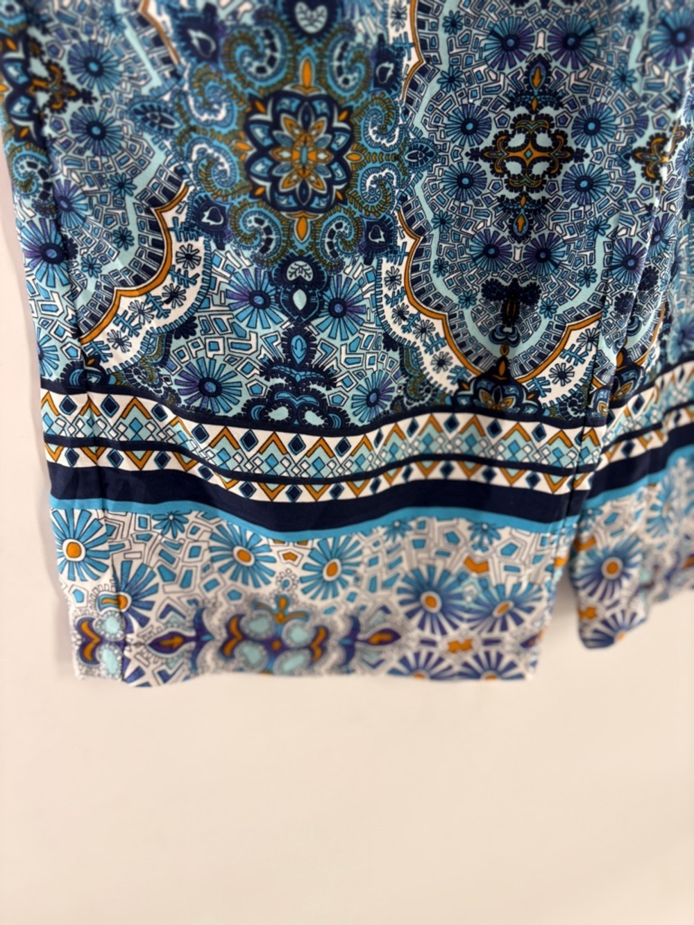 UK2LA Blue and Gold boho pants - Picture 2 of 9